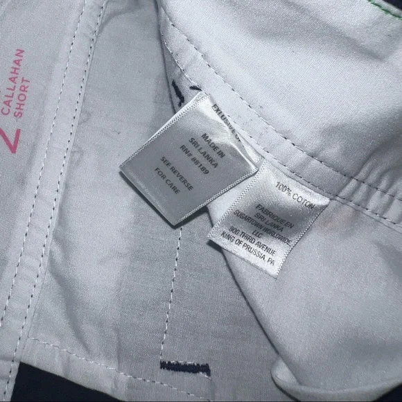 (Lizzy Pulitzer Dark Blue Callahan High Waist shorts size 2 - Picture 9 of 13